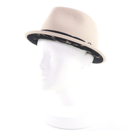 Excellent Condition Chanel 13b Coco Mark Button Fedora Hat
