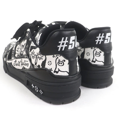 Excellent Condition Louis Vuitton 2022 LV Trainer Line Comic Pattern