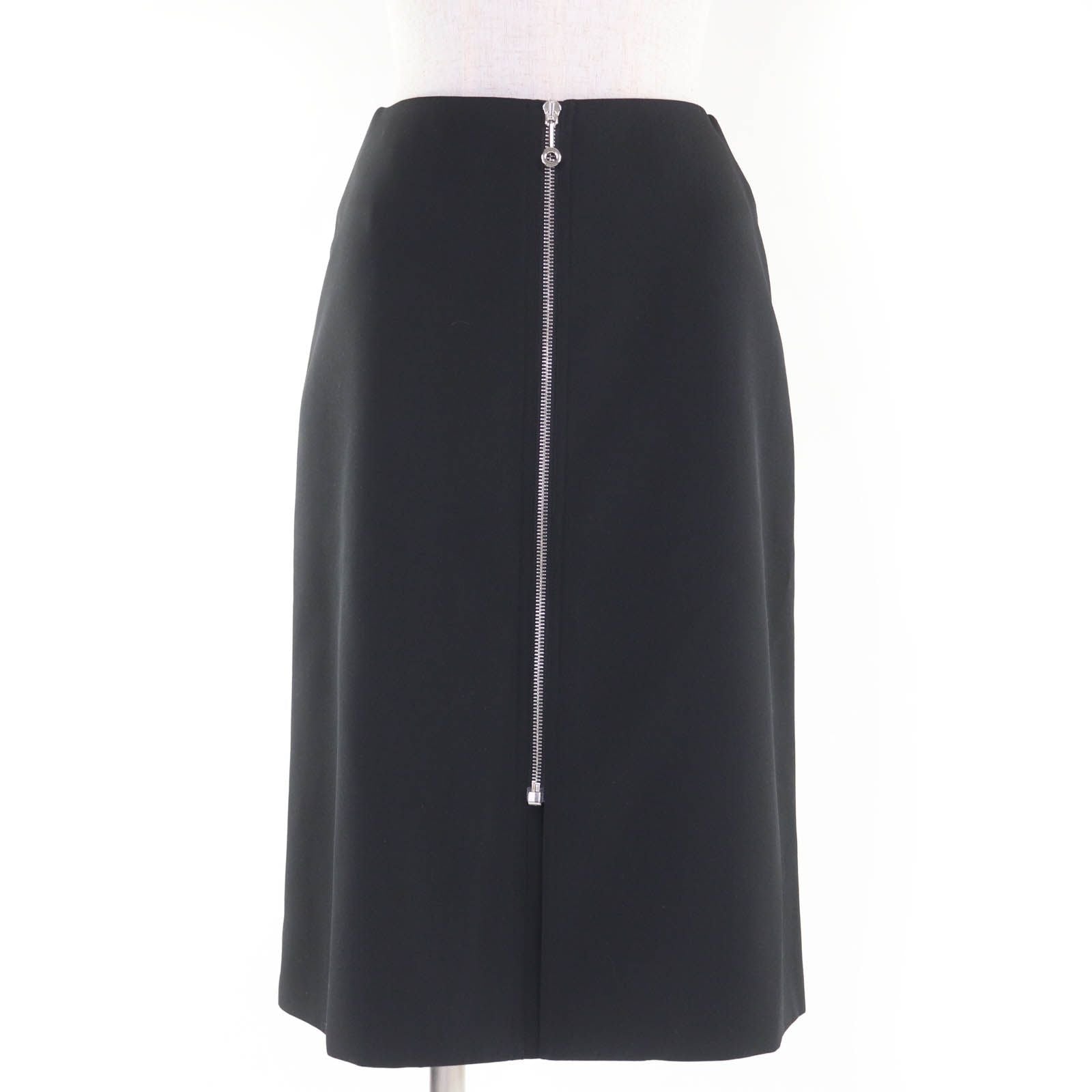 Excellent Condition Hermes 21aw 100% Wool Silver Hardware Front Zip