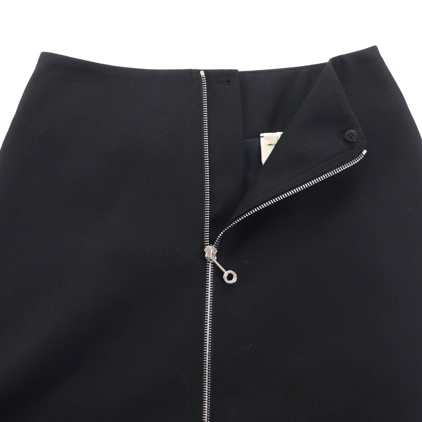 Excellent Condition Hermes 21aw 100% Wool Silver Hardware Front Zip