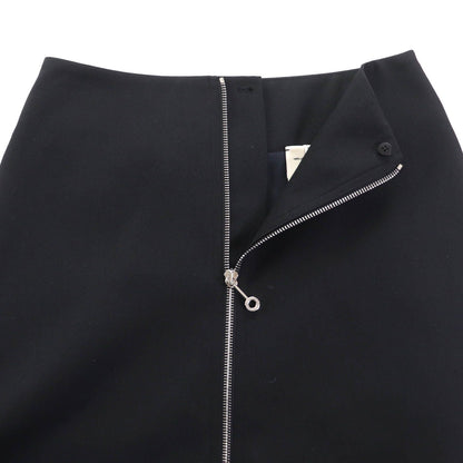 Excellent Condition Hermes 21aw 100% Wool Silver Hardware Front Zip