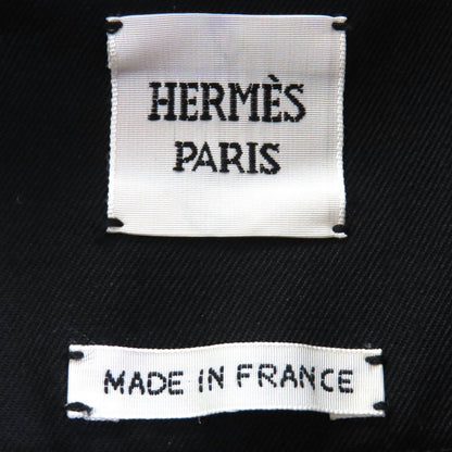 Excellent Condition Hermes 21aw 100% Wool Silver Hardware Front Zip