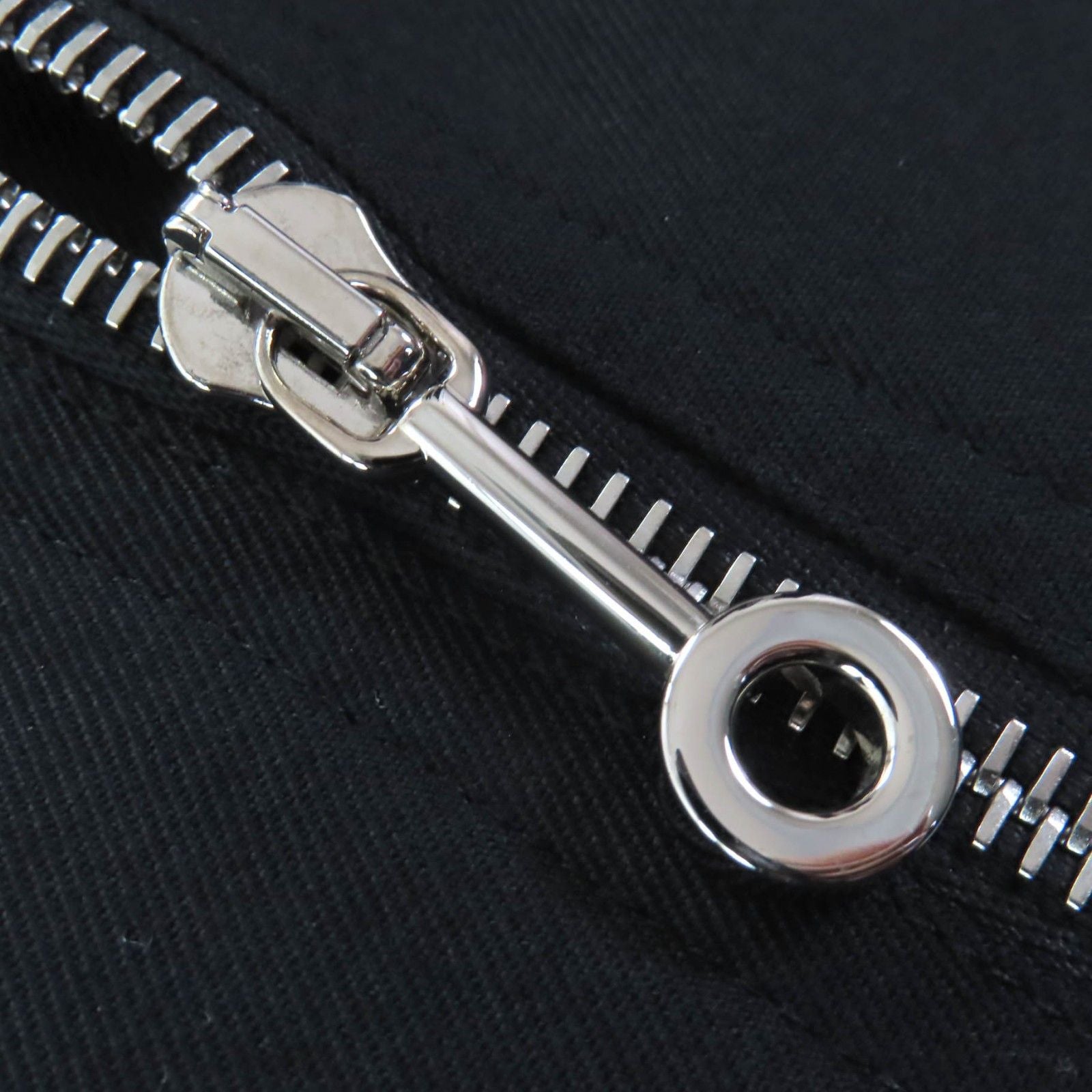 Excellent Condition Hermes 21aw 100% Wool Silver Hardware Front Zip