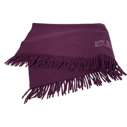 Dior Christian Dior Blanket - Bordeaux Brown and Multi Wool