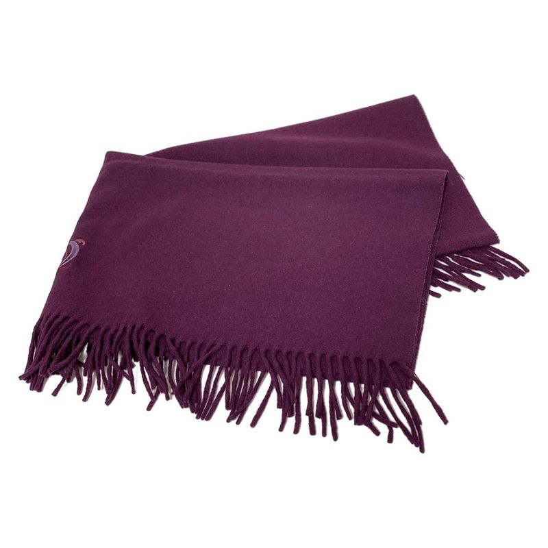 Dior Christian Dior Blanket - Bordeaux Brown and Multi Wool