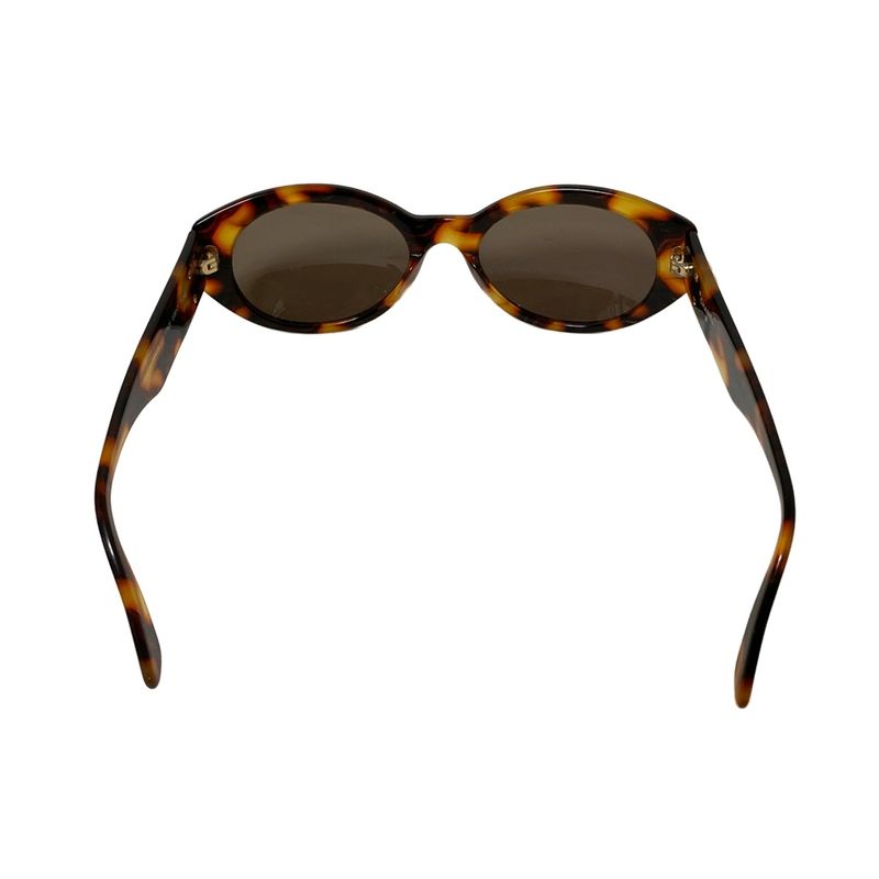 Chanel Sunglass Es 03517 71340 Dark Gray × Brown × Dark Brown Coco Mark Tortoises