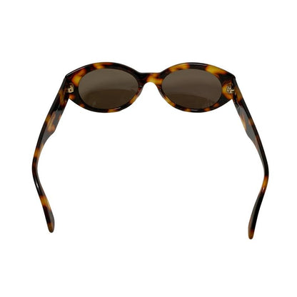 Chanel Sunglass Es 03517 71340 Dark Gray × Brown × Dark Brown Coco Mark Tortoises