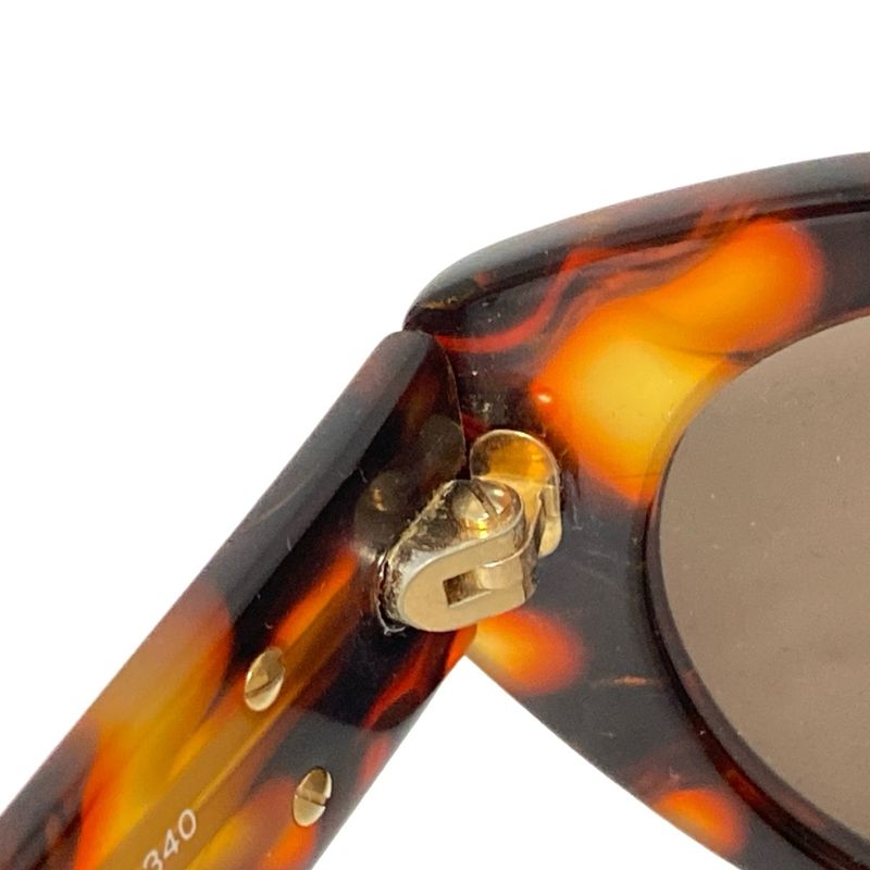 Chanel Sunglass Es 03517 71340 Dark Gray × Brown × Dark Brown Coco Mark Tortoises