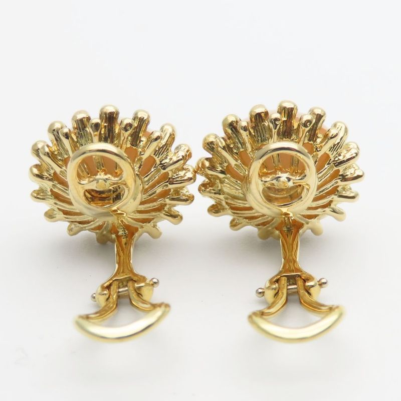 Tiffany & Co Earring 18k Yellow Gold Pearl Approx 11.0g Gold Mave Jewelry