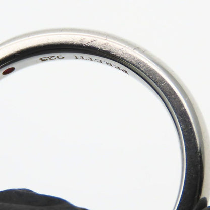 Tiffany & Co Ring ・ring Stacking Band Elsa Peretti Silver 925 Ruby Approx 2.6g