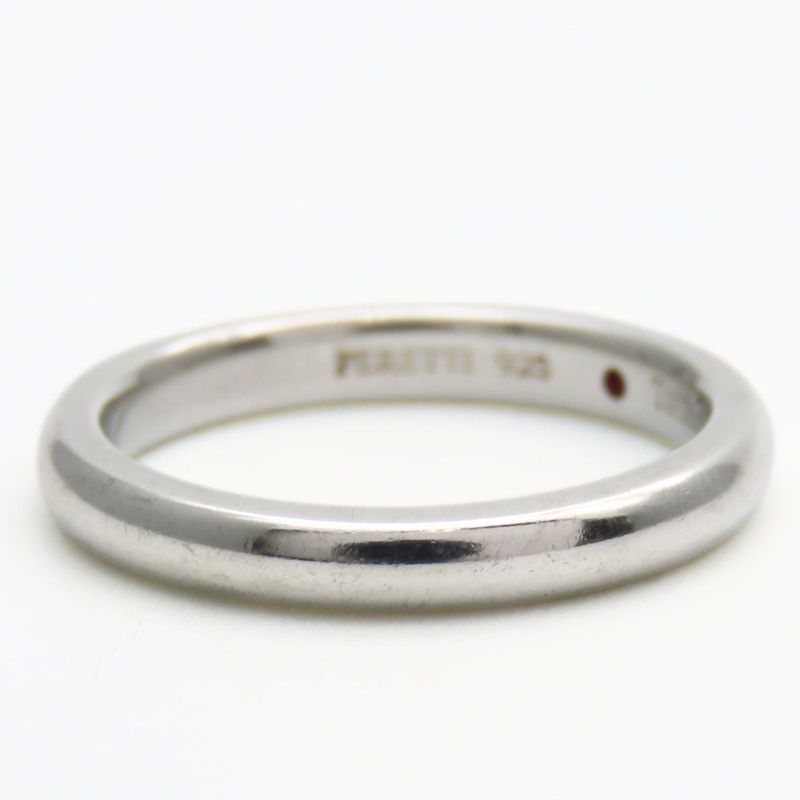 Tiffany & Co Ring ・ring Stacking Band Elsa Peretti Silver 925 Ruby Approx 2.6g