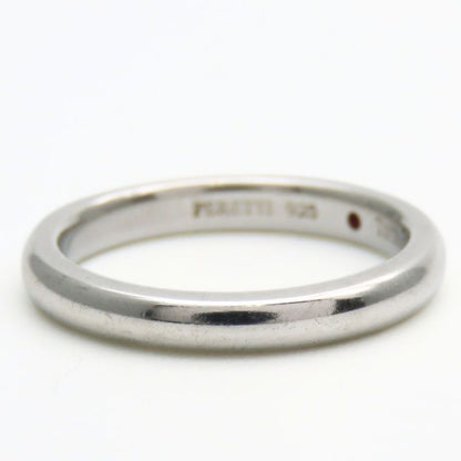 Tiffany & Co Ring ・ring Stacking Band Elsa Peretti Silver 925 Ruby Approx 2.6g