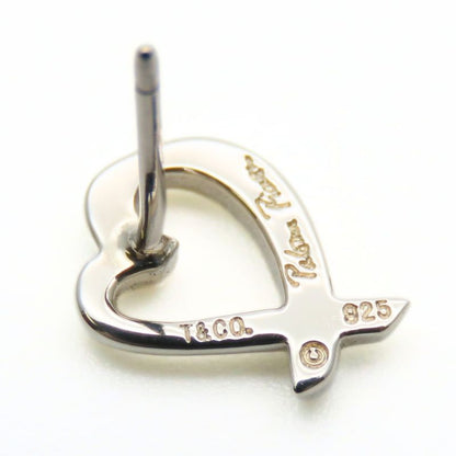 Tiffany & Co Earrings Loving Heart Silver 925 Approx 1.3g Silver Paloma Picasso