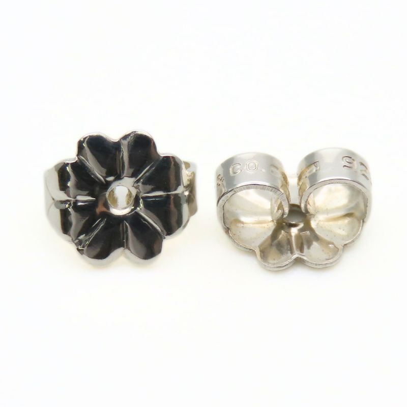 Tiffany & Co Earrings Loving Heart Silver 925 Approx 1.3g Silver Paloma Picasso