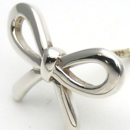 Tiffany & Co Earrings Bow Silver 925 Approx 1.4 g Accessory Cute Ribbon