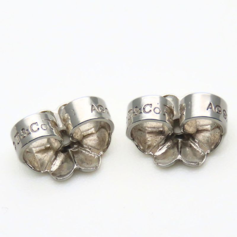 Tiffany & Co Earrings Bow Silver 925 Approx 1.4 g Accessory Cute Ribbon
