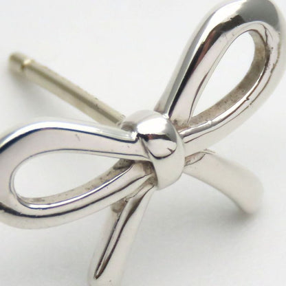 Tiffany & Co Earrings Bow Silver 925 Approx 1.4 g Accessory Cute Ribbon