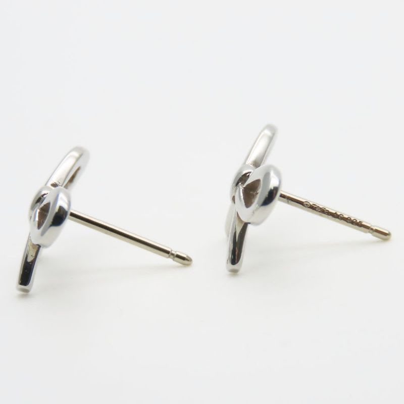 Tiffany & Co Earrings Bow Silver 925 Approx 1.4 g Accessory Cute Ribbon