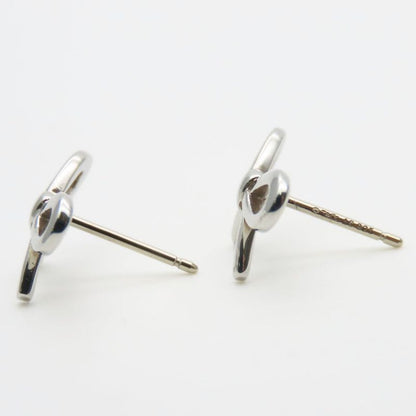 Tiffany & Co Earrings Bow Silver 925 Approx 1.4 g Accessory Cute Ribbon