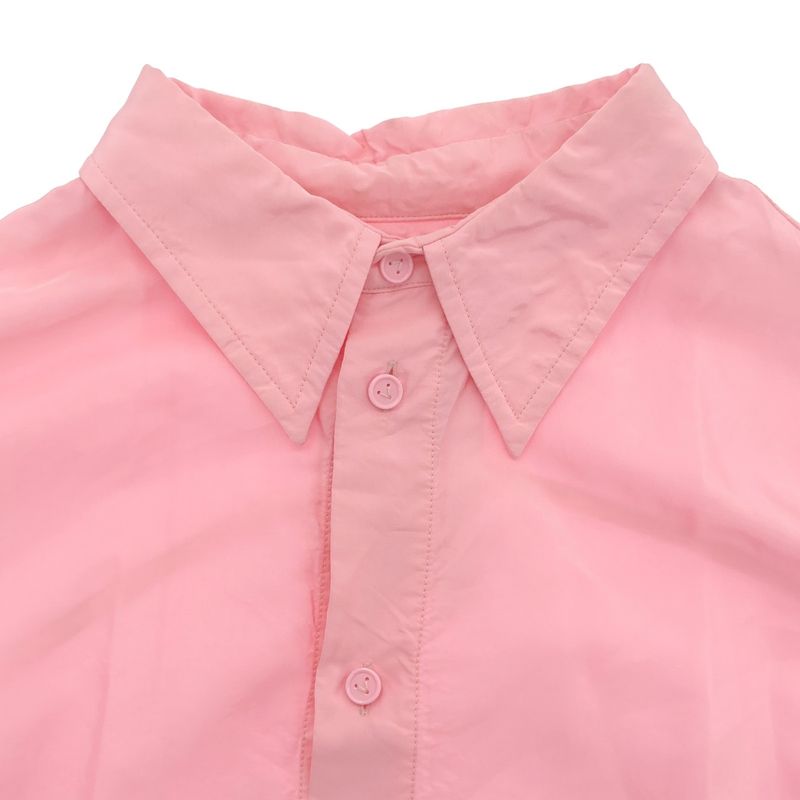 Bottega Veneta Rayon Silk Satin Shirt 679294 V1li0 Pink 42