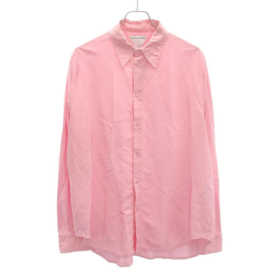 Bottega Veneta Rayon Silk Satin Shirt 679294 V1li0 Pink 42