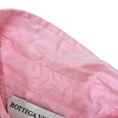 Bottega Veneta Rayon Silk Satin Shirt 679294 V1li0 Pink 42