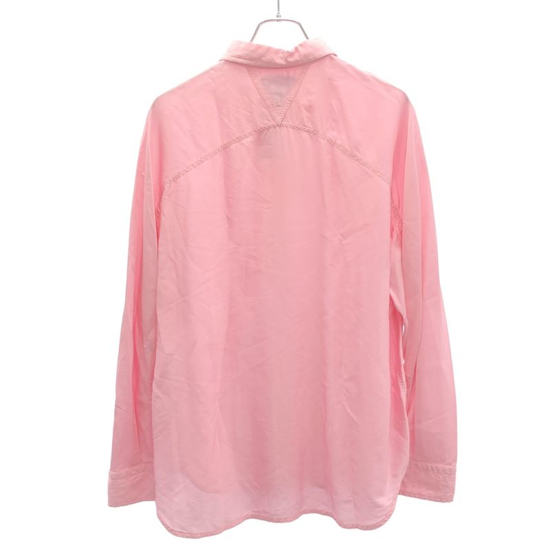 Bottega Veneta Rayon Silk Satin Shirt 679294 V1li0 Pink 42