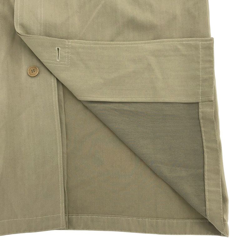 Gianni Versace Gianni Versace 1990's Long Stay Collar Coat Khaki-Beige 48