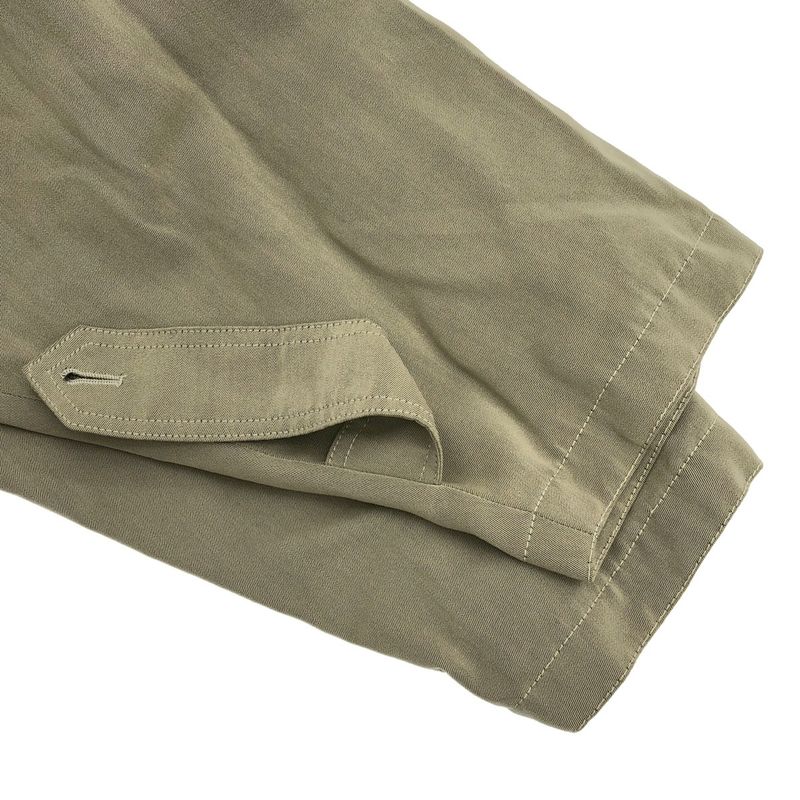 Gianni Versace Gianni Versace 1990's Long Stay Collar Coat Khaki-Beige 48