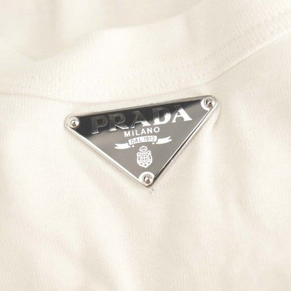 Prada Ribbed Knit Jersey Tank Top 38 White 39546x Do - OS