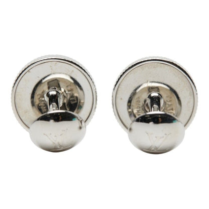 Louis Vuitton Bouton de Manchettes Medallion Cufflinks M63673 Silver Metal PVC