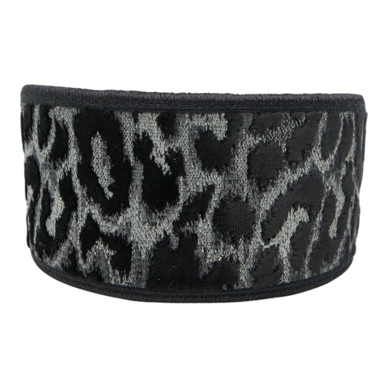 Dior Leopard Catsuit Hair Accessory Black Multicolor Canvas Women's Dior