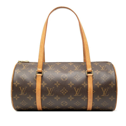 Louis Vuitton Monogram Papillon 30 M51385 Brown PVC Leather Women Louis Vuitton
