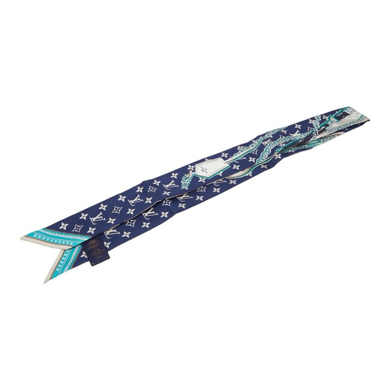 Louis Vuitton Bandeau BB Ultimate M77778 Blue Marline Blue Multicolor Silk