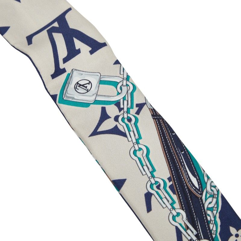 Louis Vuitton Bandeau BB Ultimate M77778 Blue Marline Blue Multicolor Silk