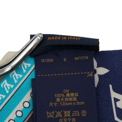 Louis Vuitton Bandeau BB Ultimate M77778 Blue Marline Blue Multicolor Silk