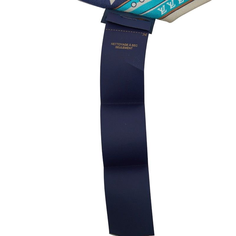 Louis Vuitton Bandeau BB Ultimate M77778 Blue Marline Blue Multicolor Silk