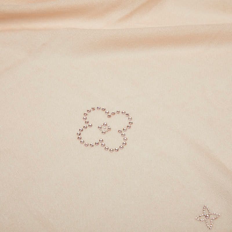 Louis Vuitton Rhinestone Etole Monte Carlo M74496 Pink Cashmere Women Louis