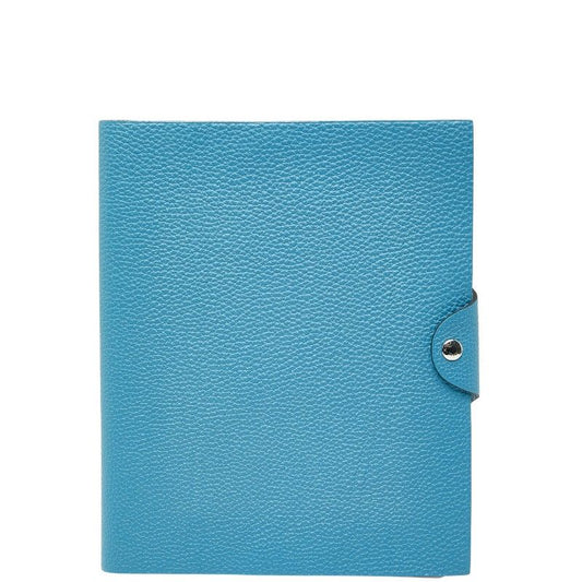 Hermes Ulysse MM Notebook Cabas - Notebook Blue Jean Taurillon Clemence Women