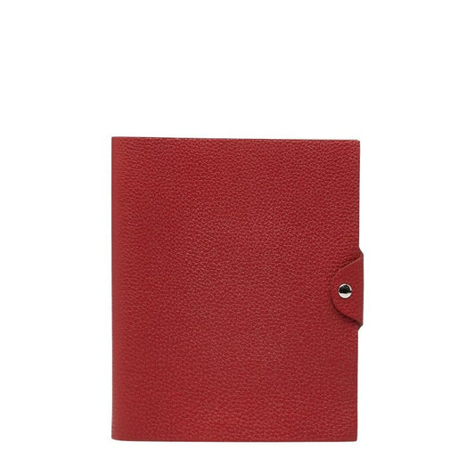 Hermes Ulysse MM Notebook Cabas - Notebook Red Taurillon Clemence Women Hermes