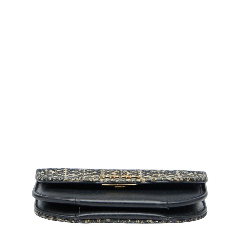Loewe Repeat Anagram Goya Navy Beige Canvas Leather Women's Loewe