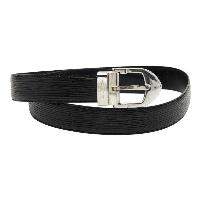 Louis Vuitton Epi Santure Classic Belt Size: 85 37 M6833 Noir Black Leather
