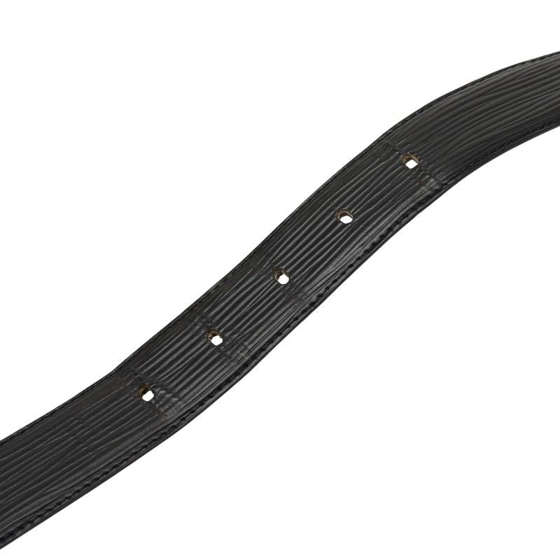 Louis Vuitton Epi Santure Classic Belt Size: 85 37 M6833 Noir Black Leather