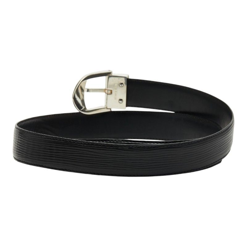 Louis Vuitton Epi Santure Classic Belt Size: 85 37 M6833 Noir Black Leather