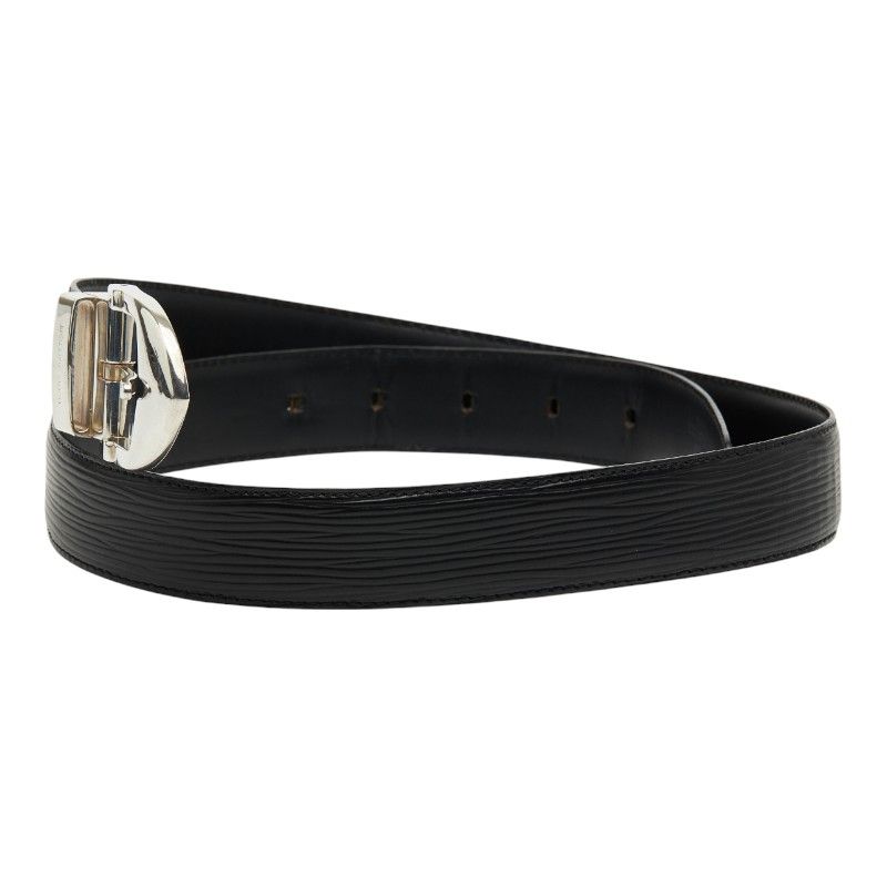 Louis Vuitton Epi Santure Classic Belt Size: 85 37 M6833 Noir Black Leather