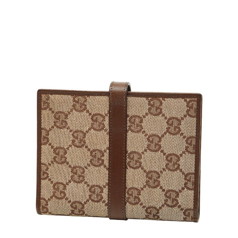 Gucci GG Canvas Jackie 031 2888 Beige Brown Canvas Leather Women's Gucci