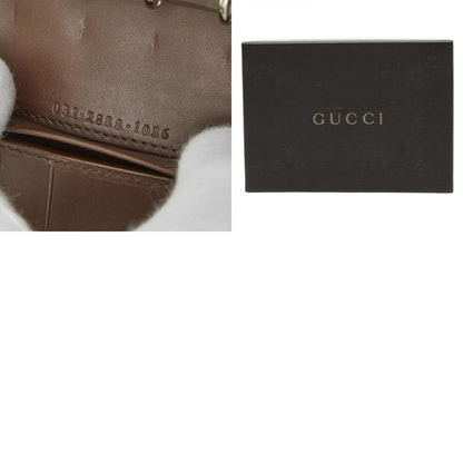 Gucci GG Canvas Jackie 031 2888 Beige Brown Canvas Leather Women's Gucci