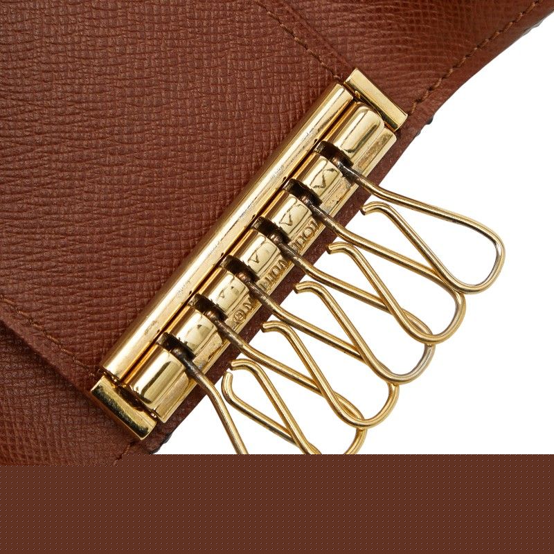 Louis Vuitton Monogram Multicles 6 Key Case 6-Ribbon M62630 Brown PVC Leather