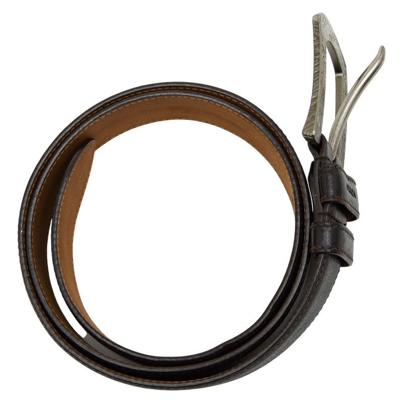 Prada Belt Size: 85 34 Brown Leather Men's Prada