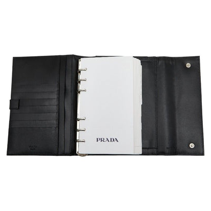 Prada Triangle Logo Plate Black Nylon Women's Prada